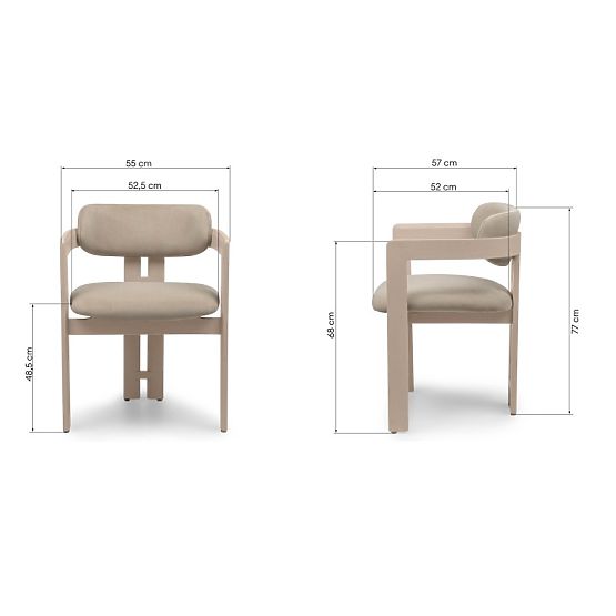 Dining Chair Noa, Beige