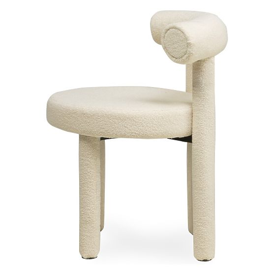 Dining Chair Pedro 2.0, Cream, Boucle