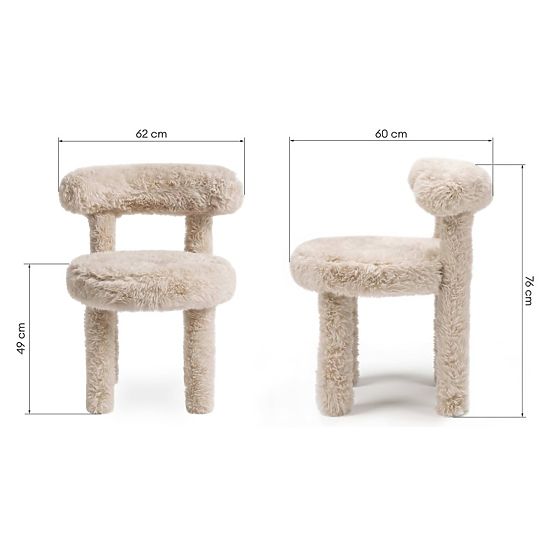 Dining Chair Pedro 2.0, Light Beige