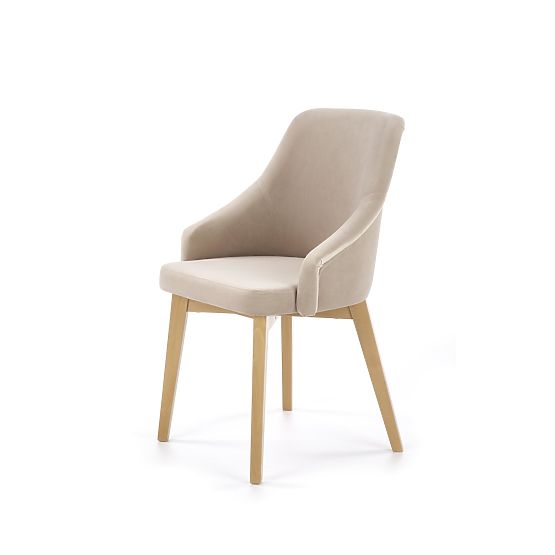 Dining Chair TOLEDO 2 - Honey Oak/Beige
