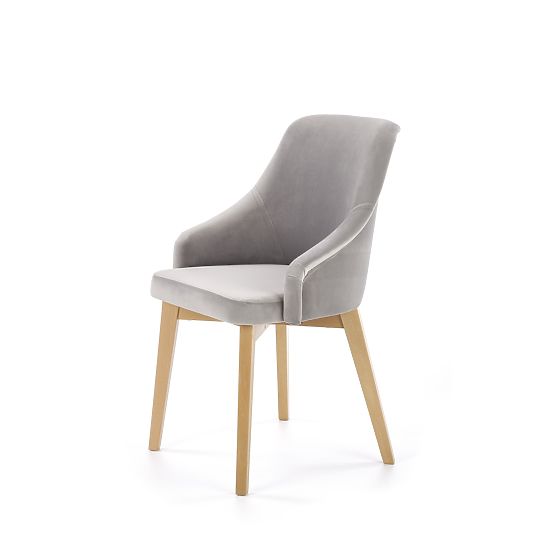 Dining Chair TOLEDO 2 - Honey Oak/Gray