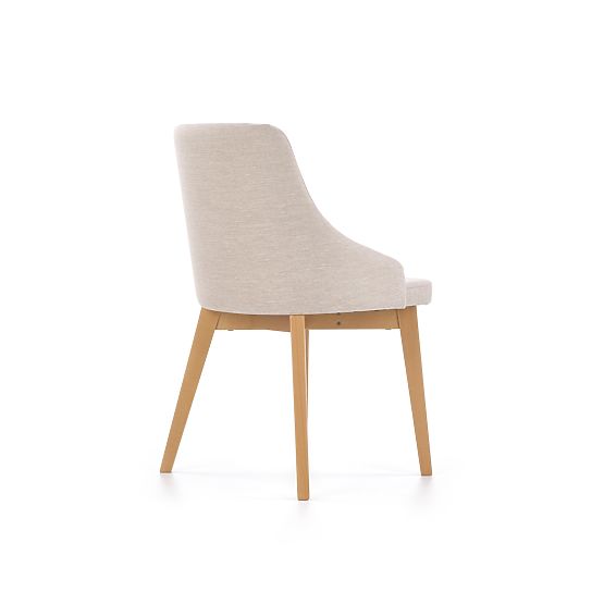 Dining Chair TOLEDO - Honey Oak/Cream