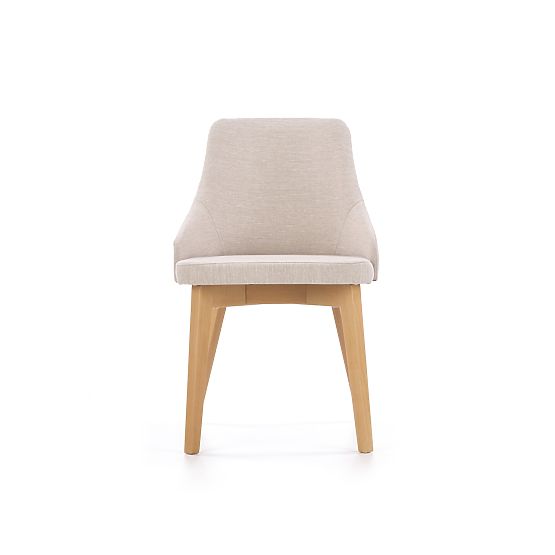 Dining Chair TOLEDO - Honey Oak/Cream