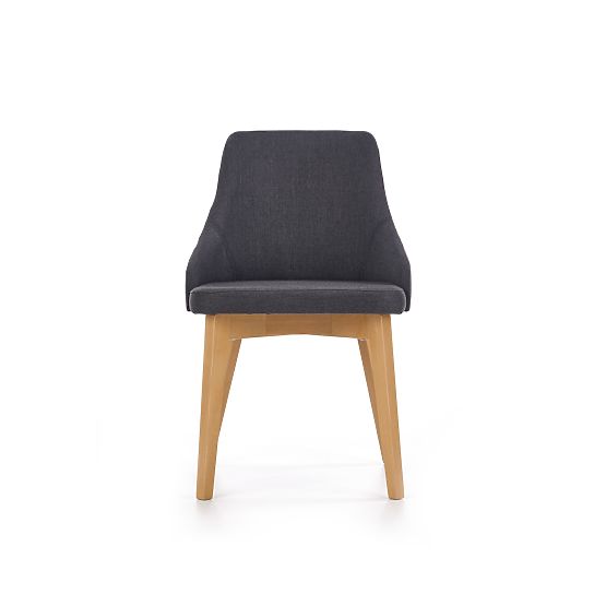 Dining Chair TOLEDO - Honey Oak/Dark Gray