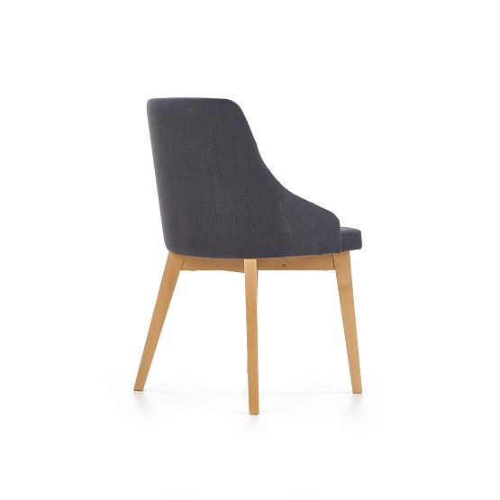 Dining Chair TOLEDO - Honey Oak/Dark Gray