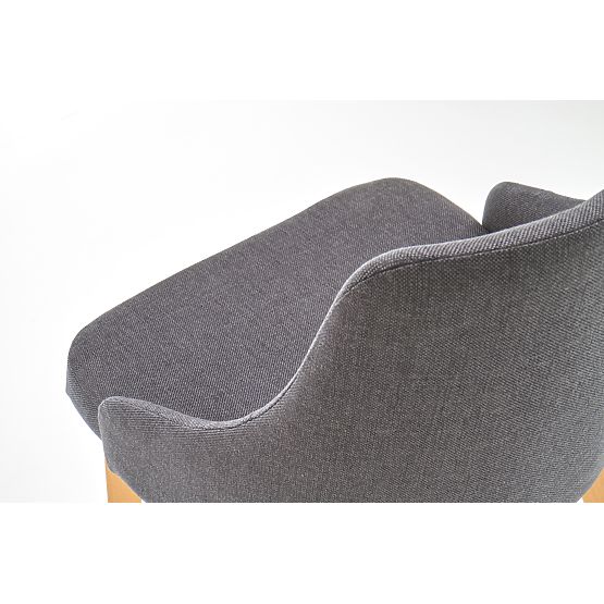 Dining Chair TOLEDO - Honey Oak/Dark Gray