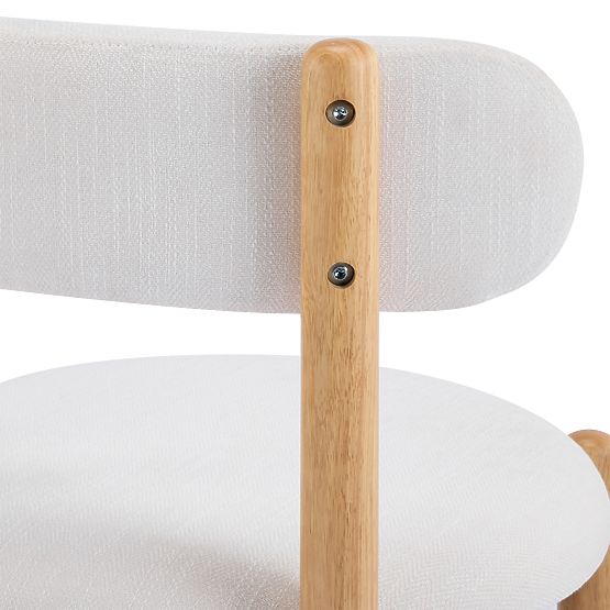 Dining Chair Yoko, Cream/Natural