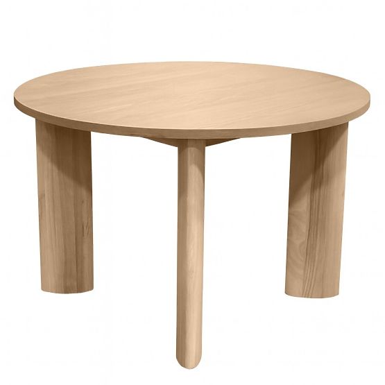 Dining Table Bali 120 cm, Round, Cream White