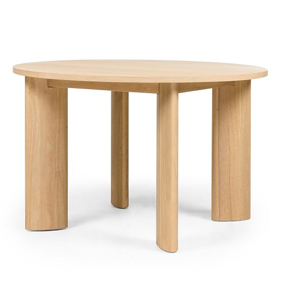 Dining Table Bali 120 cm, Round, Cream White