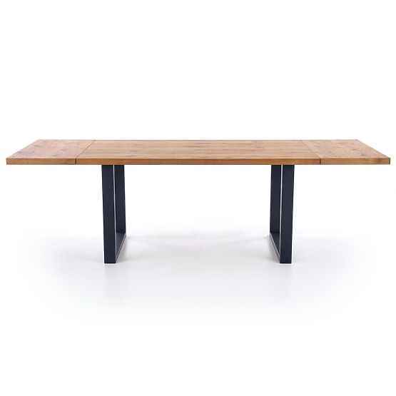 Dining Table PEREZ - Light Oak/Black
