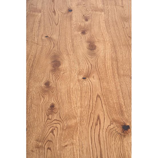 Dining Table PEREZ - Light Oak/Black