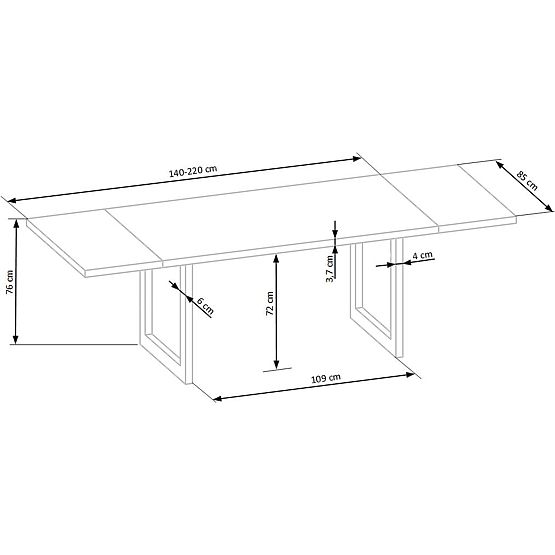 Dining Table RADUS 140