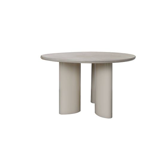 Dining Table Rio 160 cm, Light Beige/Marble