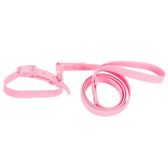 Dog Leash and Collar PJ-072 Pink M