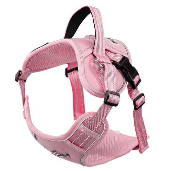 Dog Leash and Harness PJ-060 Pink L