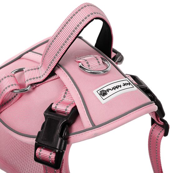 Dog Leash and Harness PJ-060 Pink L