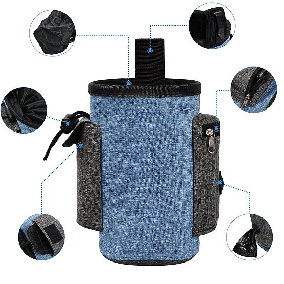 Dog Treat Bag MAILO Blue