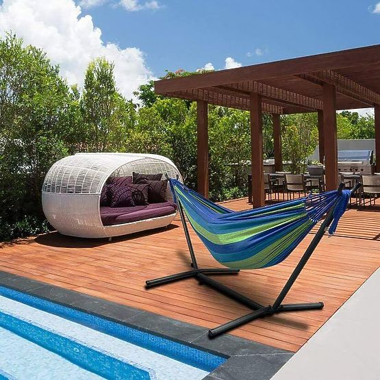 Double Hammock 480143A BLUE