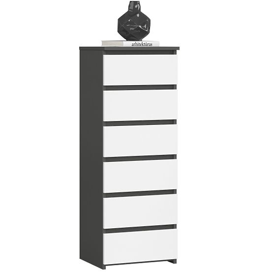 DRESSER CL6 PK GRAPHITE GRAY / WHITE