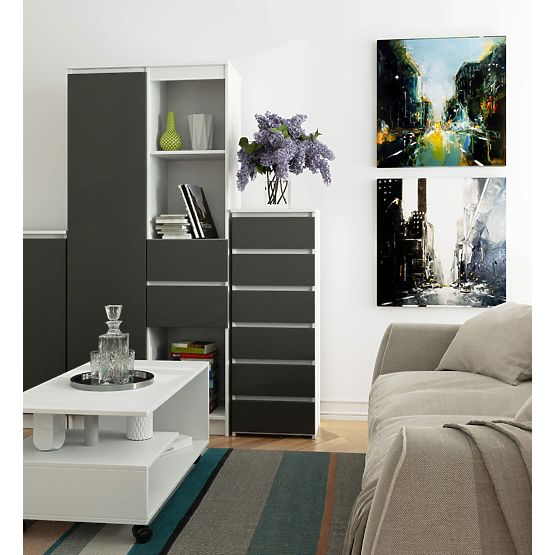 DRESSER CL6 PK WHITE / GRAY