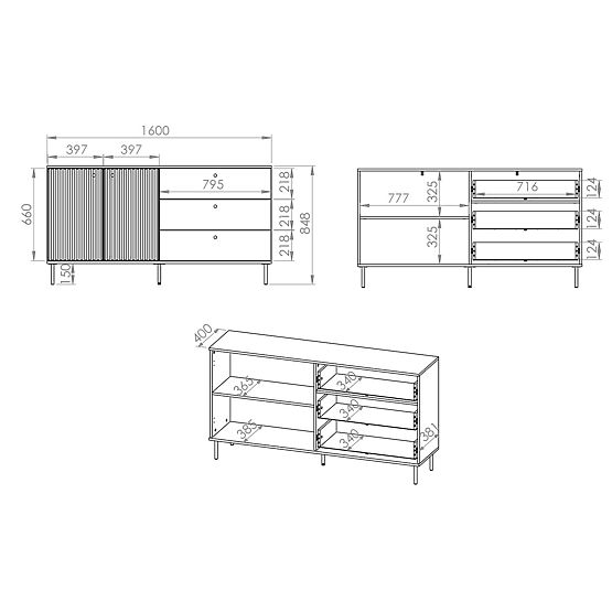 Dresser Sophie larger - beige
