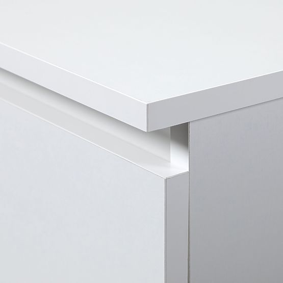 DRESSING TABLE WITH MIRROR CLP P-2/SL 900x600 RIGHT PK WHITE