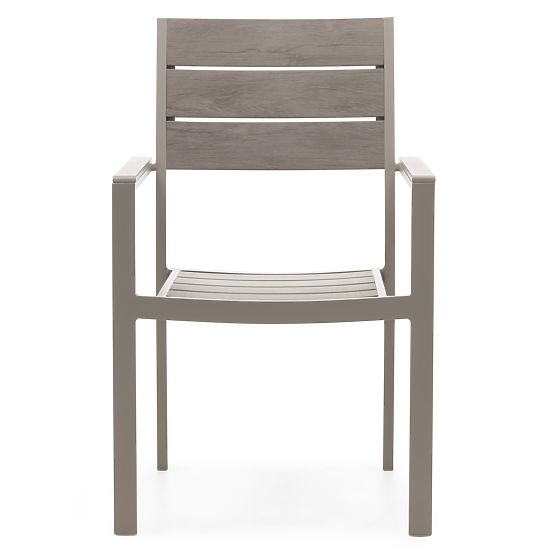 Drillo Garden Chair Aluminum, Beige-Grey, Polywood