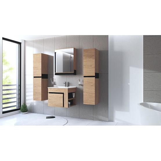 DUESA Mirror Cabinet 60/1D Golden Oak