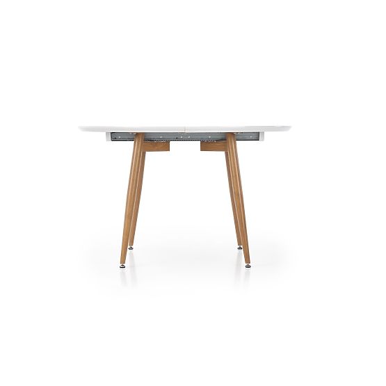 EDWARD Extendable Table Honey Oak / White; Legs: Honey Oak (2p=1pc)