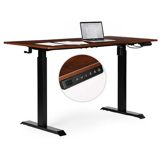 Electric Adjustable Desk 140x70 cm, Height Adjustable 76-121 cm ModernHome