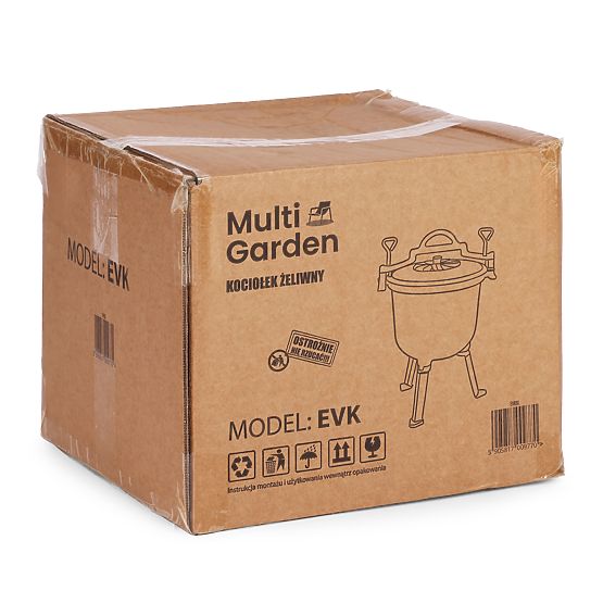 Enamelled Cast Iron Pot 10L Standing Hunting Pot Fire Pit Grill MultiGarden