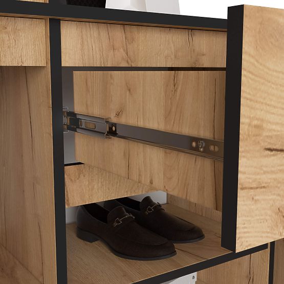 ENTRO PK CRAFT OAK HALLWAY SET