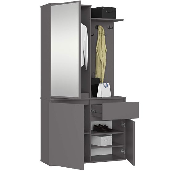 ENTRO PK HALLWAY SET GRAPHITE GRAY