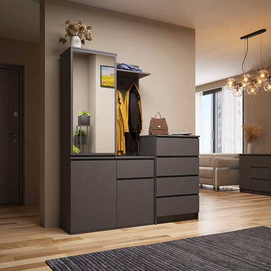 ENTRO PK HALLWAY SET GRAPHITE GRAY