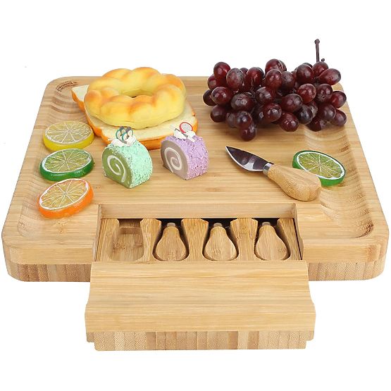 Estera Bamboo Snack and Cheese Board