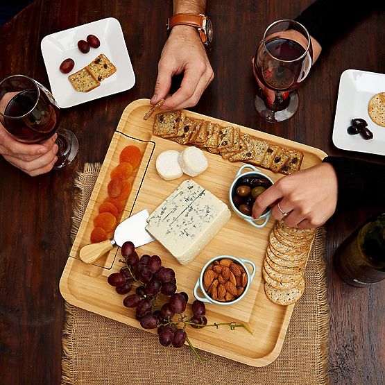 Estera Bamboo Snack and Cheese Board