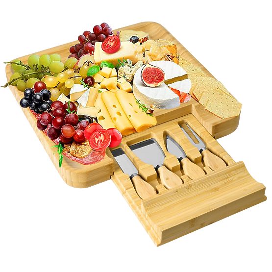 Estera Bamboo Snack and Cheese Board
