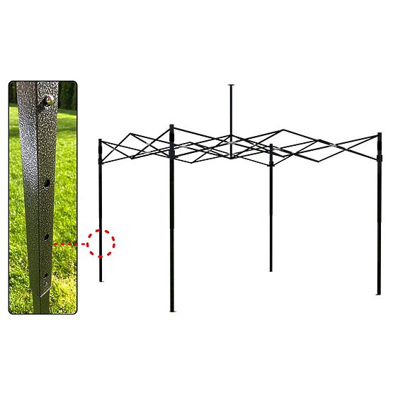 Express Commercial Pavilion 3x3 m Black