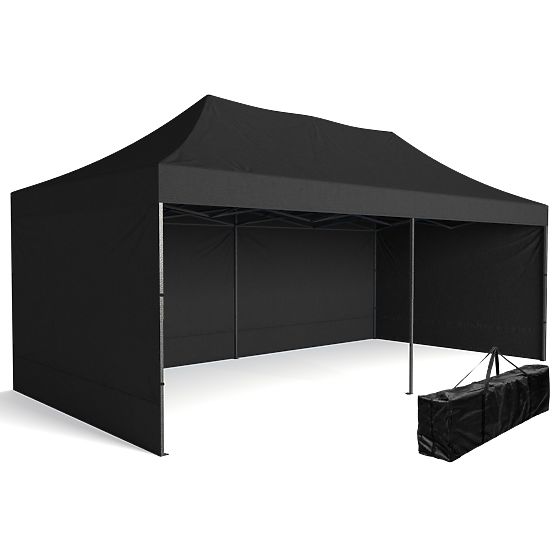 Express Commercial Pavilion - 3x6 m - Black