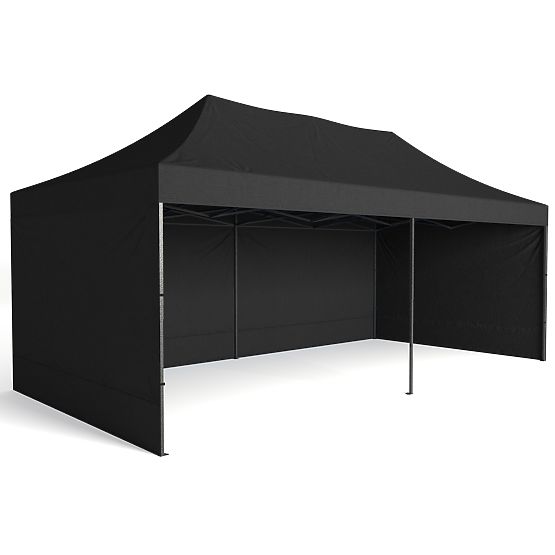 Express Commercial Pavilion - 3x6 m - Black