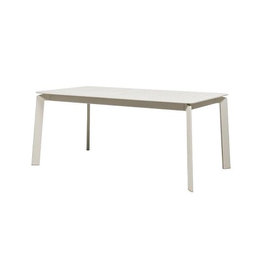 Extendable Garden Table Canelli 175-234 cm, Aluminum, Rectangular, Light Beige