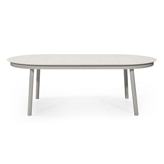 Extendable Garden Table Marinelli II 230-300 cm, Aluminum, Light Beige