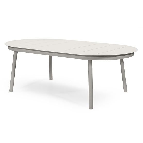 Extendable Garden Table Marinelli II 230-300 cm, Aluminum, Light Beige