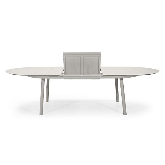 Extendable Garden Table Marinelli II 230-300 cm, Aluminum, Light Beige
