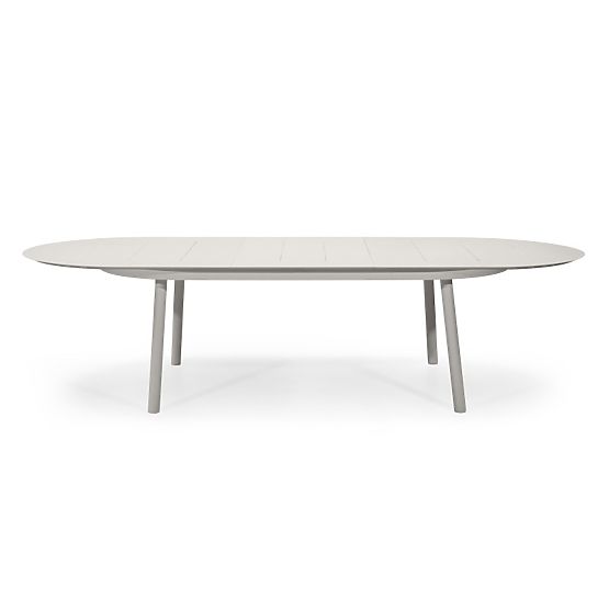 Extendable Garden Table Marinelli II 230-300 cm, Aluminum, Light Beige