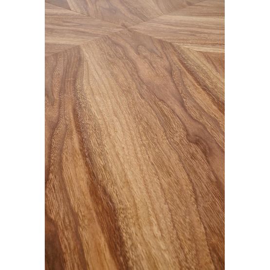 Extendable Table BARON, Walnut/Black (2p=1pc)