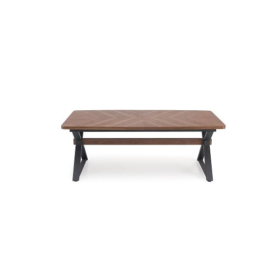 Extendable Table BARON, Walnut/Black (2p=1pc)