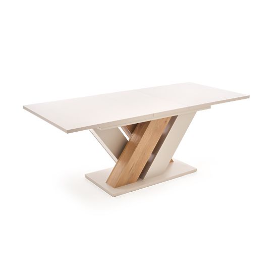 Extendable Table BRANDON 160-200/90 cm Cashmere/Cremona Oak (2p=1pc)