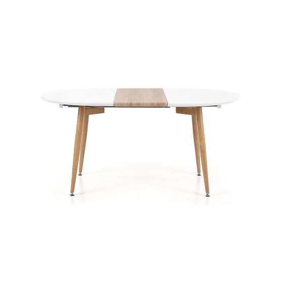 Extendable Table EDWARD White / San Remo Oak (2p=1pc)