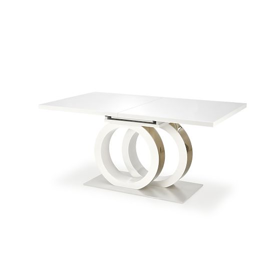 Extendable Table GALARDO, White/Gold (3p=1pc)